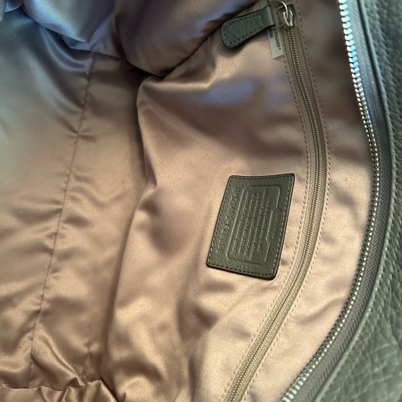 Coach green leather bag - Picture 7 of 13